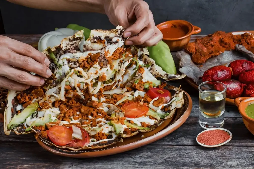traditional Mexican food from Oaxaca Mexico