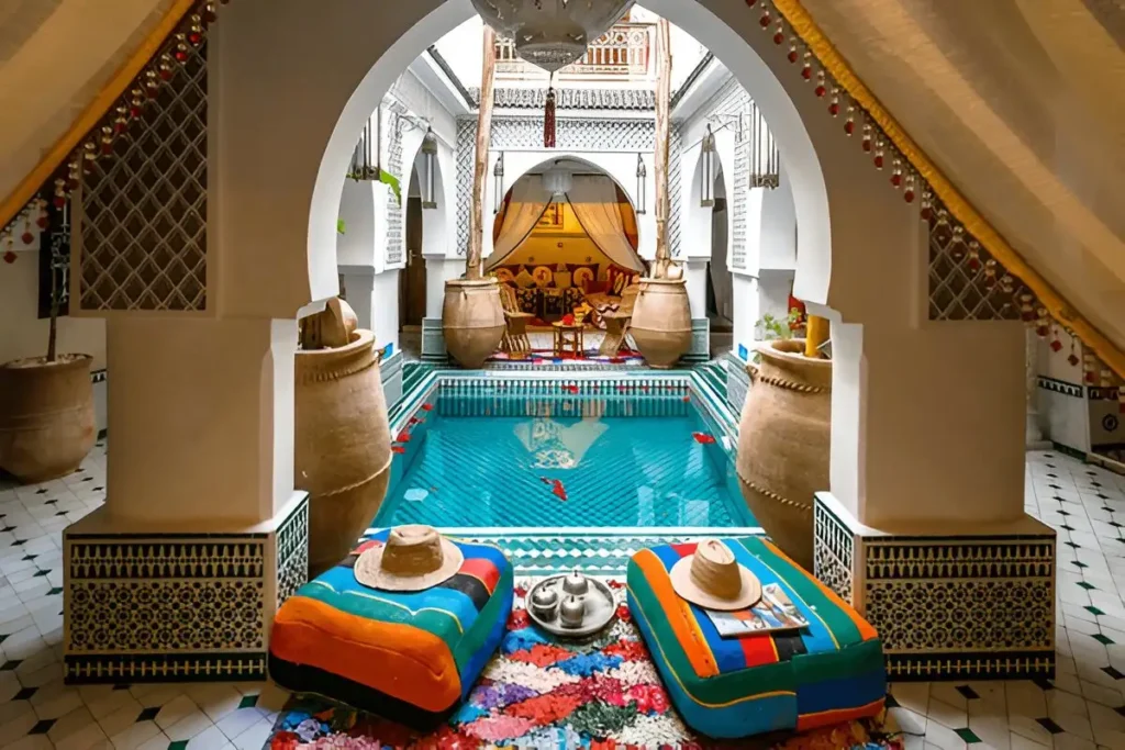 Sweet Couple Honeymoon In Marrakech Morocco